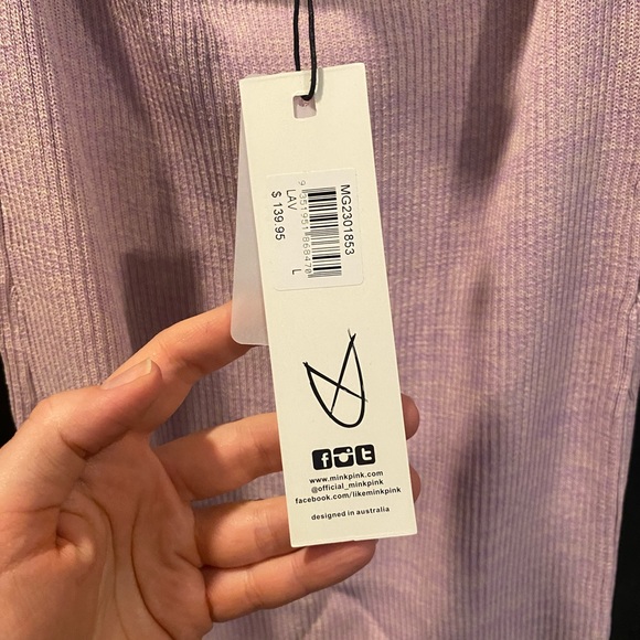 Light Purple Knit MINKPINK Dress - Picture 10 of 11